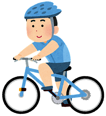 自転車のヘルメット着用