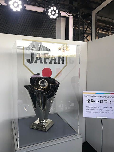 WBCのトロフィーと金メダル