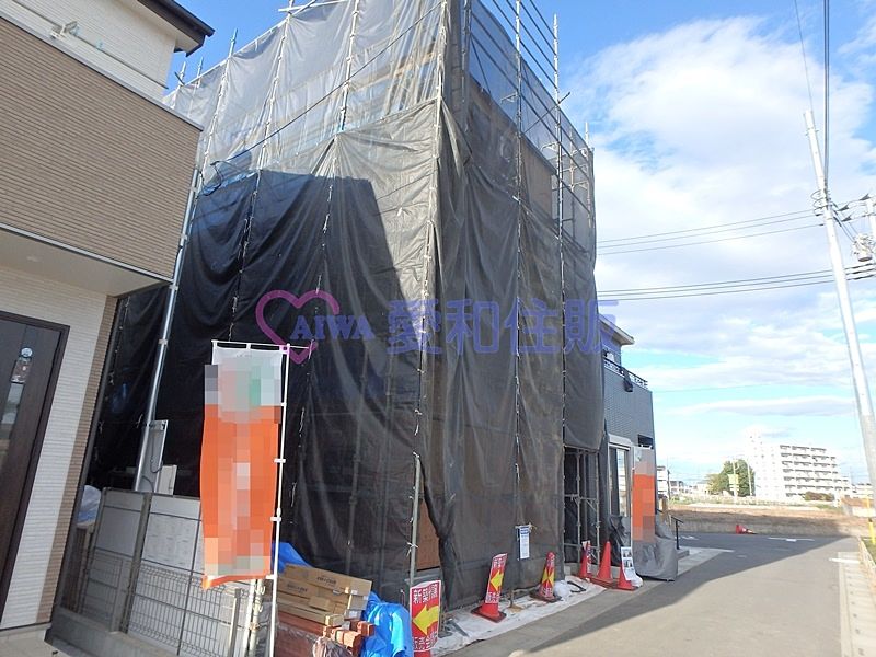 坂戸市坂戸新築建売全1棟　北坂戸駅徒歩9分　区画整理地内　3階建て　全居室南向き　3LDK